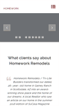 Mobile Screenshot of homeworkremodels.com