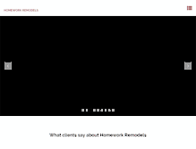 Tablet Screenshot of homeworkremodels.com